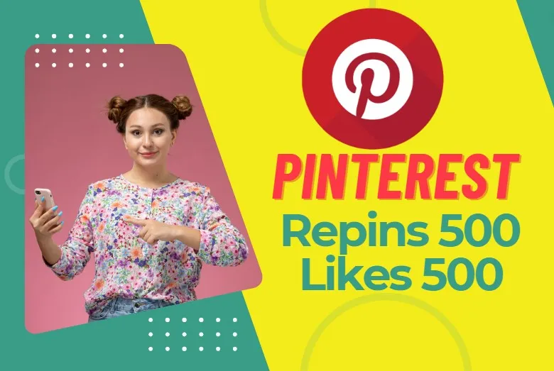 I will grow 500 Pinterest Repins + 500 Pins Likes of your profile