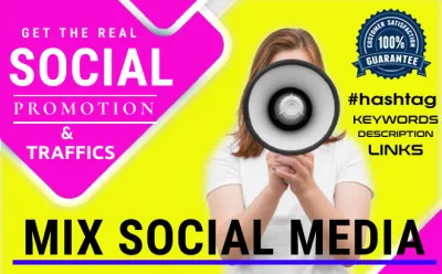 I will provide a mix of 700 Social Shares for your website on top social media platforms