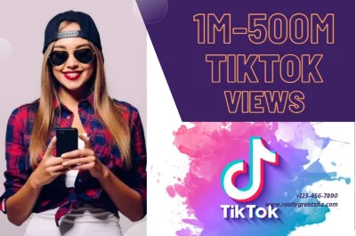 I wil gain 1,000,000 views of your TikTok video